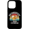 Funny Oktoberfest Bavarian Beer Drinker Custodia per iPhone 15 Pro Max Oktoberfest 2026 Prendiamo bere birra di fronte alla cotoletta
