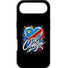 DR Congo Pride Studio Custodia per iPhone Air I Love RD Congo Flag Heart Congolese Pride Viaggio per le vacanze