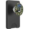 Minnesota Territory Symbols Gifts & Tees Loon comune circondato da fiori pantofola della signora PopSockets PopWallet per MagSafe