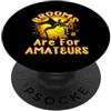 Brooms Are For Amateurs Dragon Halloween Brooms Are For Amateurs Witches Riding Dragon Halloween PopSockets PopGrip Adesivo