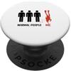 divertente Scuba Diver Diving divertente Scuba Diver Immersioni Scuba Diver PopSockets PopGrip Adesivo