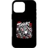 Japanese Tanuki Yokai Sake Legend Spirit Custodia per iPhone 16 Pro Max Tanuki Folklore Giapponese Lucky Sake Trickster Spirit