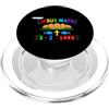 Christian Teacher Humor Retro Sarcastic Divertente Gesù Matematica Dicendo 5 Più 2 Uguale 5000 PopSockets PopGrip per MagSafe