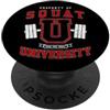 Grandio Design Sports Training And Fitne Squat University Vintage Varsity Fitness Palestra Allenamento PopSockets PopGrip Adesivo