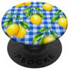 Preposh Cottagecore Preppy Carino Estetico A Quadretti Blu Limone PopSockets PopGrip Adesivo