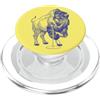 SEEMBO Bison Singing Karaoke Buffalo Buffalo Vocalist Rock Musicista PopSockets PopGrip per MagSafe