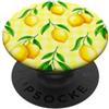 Preposh Giallo limone Mini Gingham Estetica Cottagecore Preppy Carino PopSockets PopGrip Adesivo