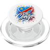 DR Congo Pride Studio I Love RD Congo Flag Heart Congolese Pride Viaggio per le vacanze PopSockets PopGrip per MagSafe