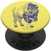 SEEMBO Bison Singing Karaoke Buffalo Buffalo Vocalist Rock Musicista PopSockets PopGrip Adesivo