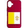 International Flags Custodia per iPhone 16 Plus Souvenir Bandiera Città del Vaticano
