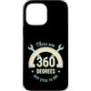 Engineer Retro Vintage Protractor Motiva Custodia per iPhone 13 Pro Max Divertente dicendo che ci sono 360 gradi perché attaccarne uno