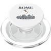 Rome Italy Vintage Designs Roma Italia Vintage Skyline Retro Grafica PopSockets PopGrip per MagSafe