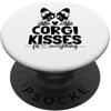 Corgi Mom Messy Bun tee i baci di corgi sistemano tutto PopSockets PopGrip Adesivo