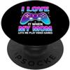 Gamer Tech For Gaming Enthusiast Sarcast Divertente dicendo amore quando mia madre lascia giocare ai videogiochi PopSockets PopGrip Adesivo