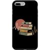 Teacher & Classroom Co. Custodia per iPhone 7 Plus/8 Plus Retro Book Lover Heartbeat Reader Biblioteca Vibe