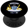 Lover Minimalist Tech Humorous Sarcasm Divertente Ingegnere Caffè Detto Blueprint Sarcastico PopSockets PopGrip Adesivo