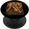 Giant Hamster Laser Eyes Vintage Kaiju F Gigante Criceto Laser Occhi Vintage Kaiju Funny Pet PopSockets PopGrip Adesivo