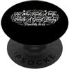 Christian Marriage Bible Verses Colui che trova una moglie trova una buona cosa Proverbi 18:22 PopSockets PopGrip Adesivo