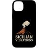 Sicilia Souvenir Estivi Mediterraneo Ita Custodia per iPhone 14 Plus Etna Sicily Vibes - Vulcano Sud Italia Sicilia Vacanze