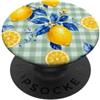 Preposh Cottagecore estetico a quadretti verdi salvia limone Preppy Carino PopSockets PopGrip Adesivo