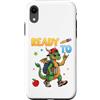 S2Shop Back To School Dragon Lover Custodia per iPhone XR Pronto Per Imparare Drago Studente Di Ritorno A Scuola Bambini Ragazzo
