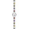 ALANTOP Elegante orologio da donna con cinturino ovale in cristallo colorato al quarzo, impermeabile, delicato orologio da polso strumento di regolazione incluso