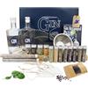 Louise & Gaston L&G® Kit Gin Fatto Casa - Cofanetto di Spezie e Accessori per la Creazione Personalizzata, Regalo per Natale, Compleanno o San Valentino, Esperienza di Degustazione Fai-da-te Senza Paragoni