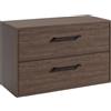 Badplaats B.V. Badplaats Florence Mobile sottolavabo sospeso, 80 x 46 cm, noce