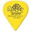 Jim Dunlop 412P73 Tortex Plettro per chitarra affilato, da 0,73 mm, confezione da 12 72 .73 mm