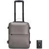 CELIMS - Valigia Cabina 40 x 30 x 20 cm Ryanair, Transavia, Volotea, Easyjet e + | con Trolley, sotto Vuoto AirPlus by Lucchetto TSA | Bagaglio Cabina | Borsa aereo per computer portatile, grigio