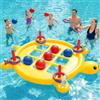 Set Di Giochi Da Piscina 2 in 1, Gonfiabili, Con 10 Palline E 10 Anelli, per Adu