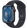 Apple Watch Series 9 Alluminio 45 mm (2023) | GPS + Cellular | Mezzanotte | Cinturino sportivo Mezzanotte S/M
