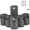 Genérico per trampolino - protezione dei pali 58 x 32 mm, set di inserti per telaio, set di involucro resistente, chiusura sicura di equilibrio, struttura della piastra del bordo