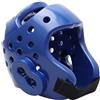 OKUMEYR Casco da Taekwondo in Eva, Casco Ammortizzante e Ventilato Design Aperto e Protezione Auricolare, Leggero e Confortevole per Competizioni Mma