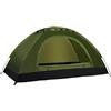 Auratrove Tenda da campeggio ultraleggera, per 1-2 persone, con telo antipioggia e borsa per il trasporto, impermeabile, a doppia porta, per viaggi all'aperto
