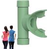Genérico Attrezzatura per esercizi polmonari, supporto respiratorio regolabile, accessori per allenamento polmonare per corsa, nuoto, ginnastica, arti marziali, sport, attività all'aperto, 2,48 x 1,1 P