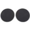 Riuulity Dischi Scorrevoli Fitness Slider Leggeri e Portatili per Allenamento Completo del Corpo 2 Pezzi Neri da 7,01 Pollici