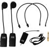 brand new Microfono Wireless Portatile 2 4G Megafono Cuffie Radio Microfono per Presentazi