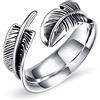 ZJchao Anello Regolabile Moda Uomo, Accessori Strumenti Riparazione in Acciaio, Kit di Riparazione per Uomo