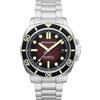Spinnaker Hull Diver SP-5088 - Orologio automatico da uomo, con 3 lancette e cinturino in vera pelle o acciaio inox, 42 mm, Ombre Rosso, Bracciale