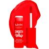 NYX Professional Makeup Rossetto Liquido, Tinta Labbra Matte, Tonalità Ultra-Vibranti, Con Burro di Karité e Burro di Cacao, Smooth Whip, Tonalità: Latte Foam