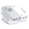 TP-Link [Vecchio Modello] TP-Link TL-WPA4226KIT Powerline AV600 Wireless N, 300 Mbps, 2 Porte Ethernet e Presa Passante