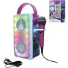 Lexibook, Frozen, Altoparlante Bluetooth® senza fili con microfono, Effetti luminosi multicolori, Slot per scheda SD/TF, Batteria ricaricabile, Blu, BTP185FZZ