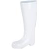 Casablanca modernes Design Casablanca - Portaombrelli in ceramica con vaschetta raccogli-acqua, colore: bianco, altezza 45 cm