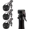 3Tappi per Bottiglie Vino Spumante,Tappo in Acciaio Inossidabile Tappo Champagne