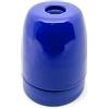 Fai portalampada de porcellana e27, blu