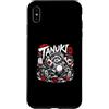 Japanese Tanuki Yokai Sake Legend Spirit Custodia per iPhone XS Max Tanuki Folklore Giapponese Lucky Sake Trickster Spirit