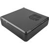 SilverStone SST-FTZ01B-E - Custodia per computer Gaming Mini-ITX ad alta velocità Fortress, alimentatore ATX opzionale, nero