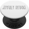 TeaTime Design Studio Rae ispirato dun gioiosamente provocatorio non seguire le indicazioni PopSockets PopGrip Adesivo