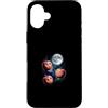 Apple Fruit Custodia per iPhone 16 Plus Luna di mele